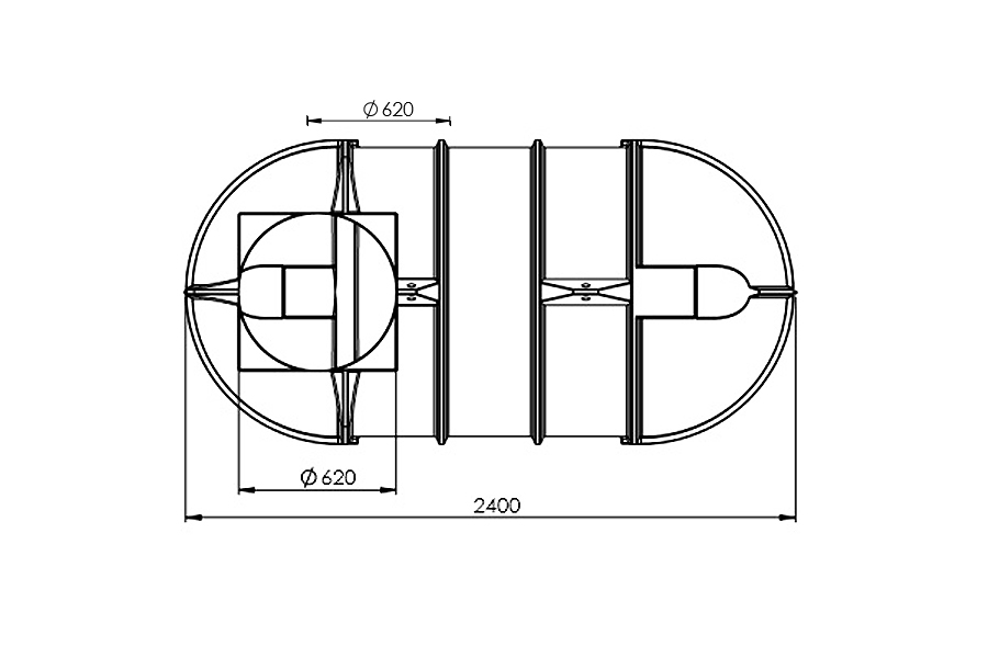 35.2100.0000 Ozeanis 2100L - rysunek techniczny 3
